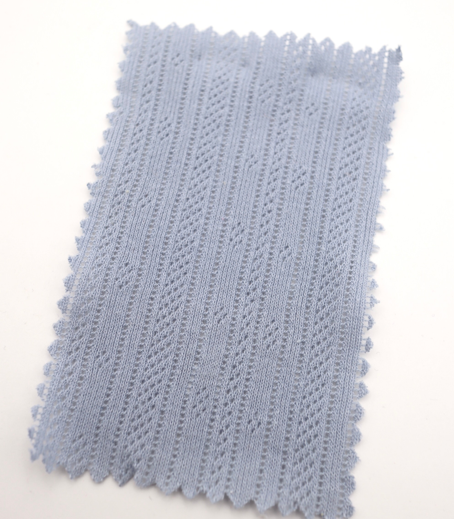 【25SS-411】ストライプ針抜きフライスニット　/0.5ｙあたり=～925円