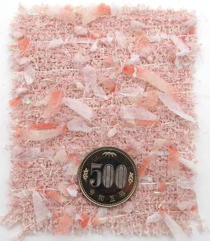 【25SS-151】リボン×キラキラヤーンミックスツイード　/0.5ｙあたり = ～1510円