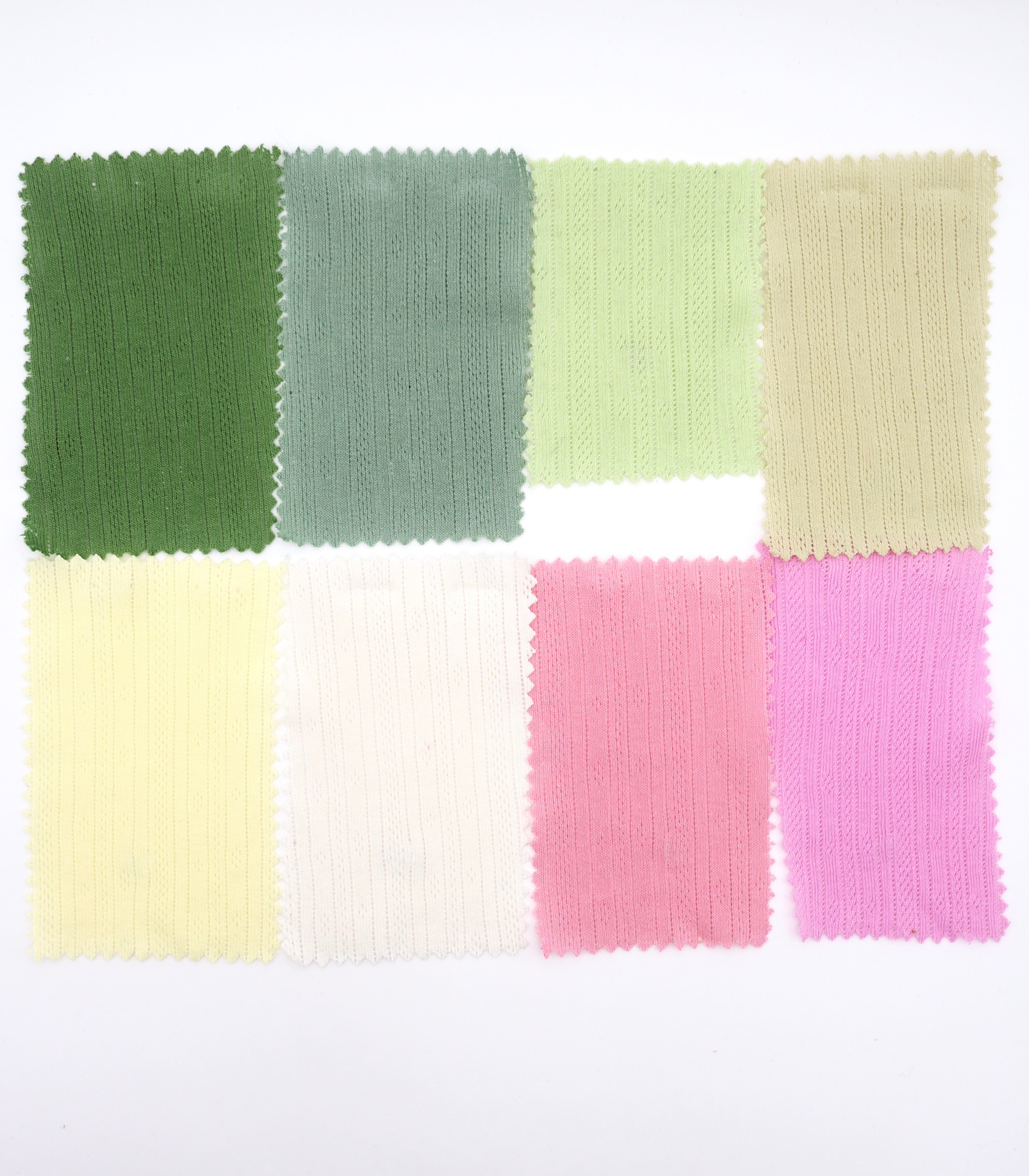 【25SS-411】ストライプ針抜きフライスニット　/0.5ｙあたり=～925円