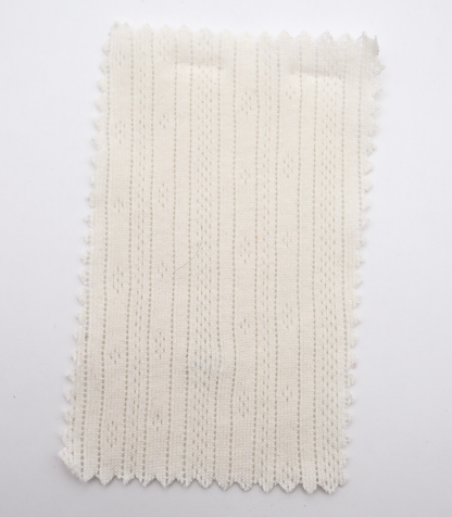 【25SS-411】ストライプ針抜きフライスニット　/0.5ｙあたり=～925円