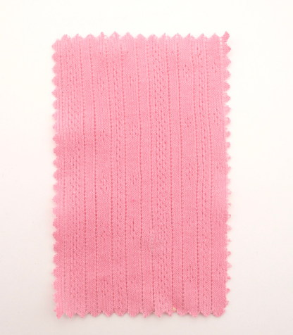 【25SS-411】ストライプ針抜きフライスニット　/0.5ｙあたり=～925円