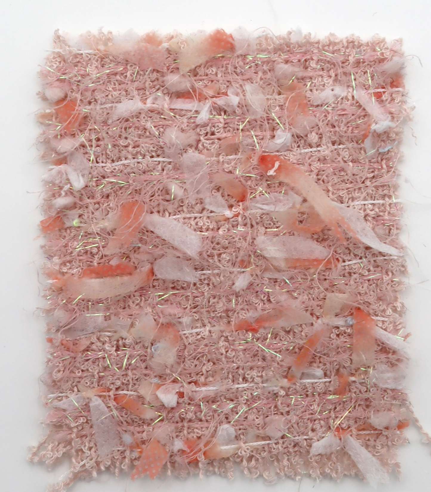 【25SS-151】リボン×キラキラヤーンミックスツイード　/0.5ｙあたり = ～1510円