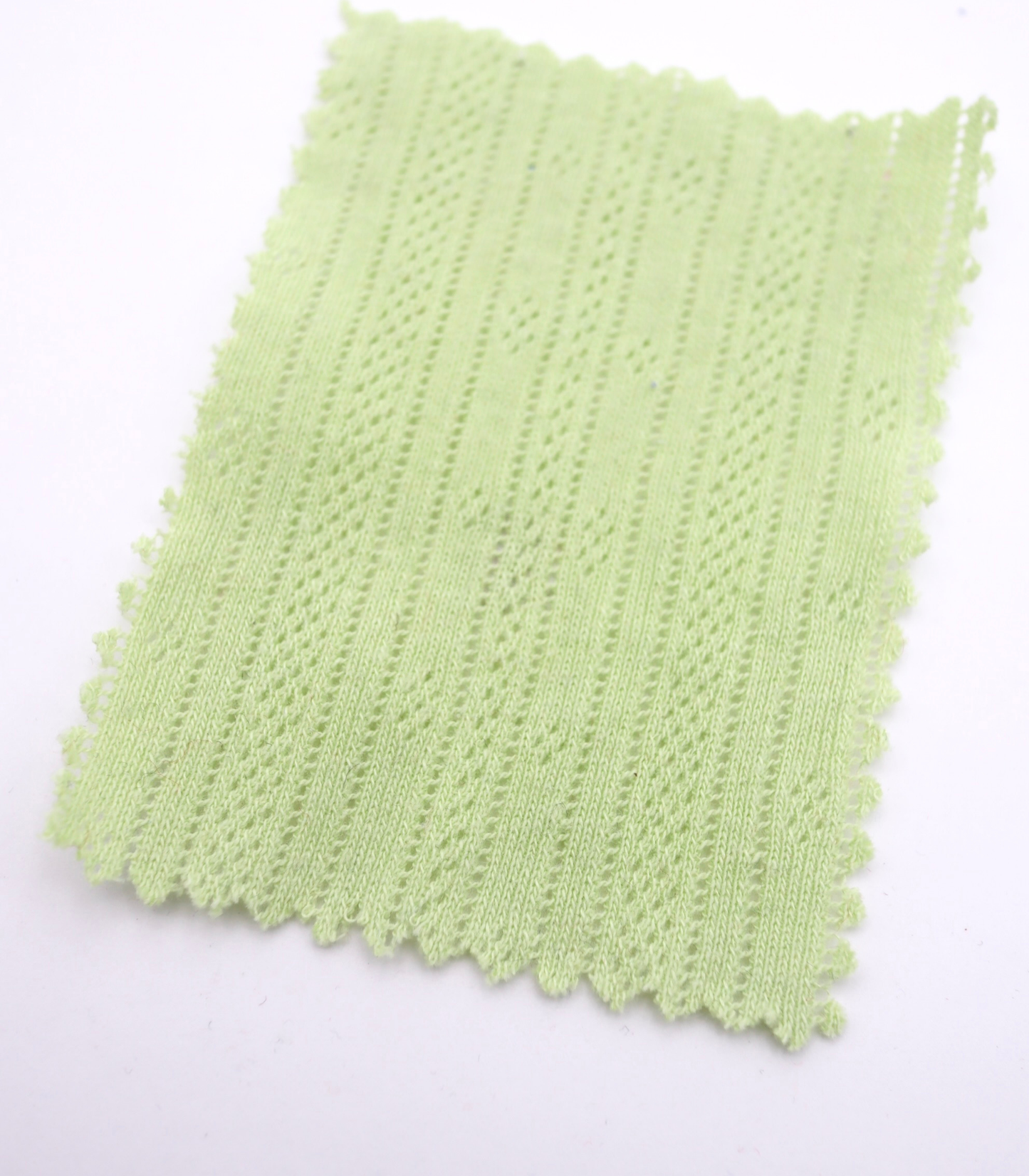 【25SS-411】ストライプ針抜きフライスニット　/0.5ｙあたり=～925円