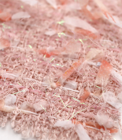 【25SS-151】リボン×キラキラヤーンミックスツイード　/0.5ｙあたり = ～1510円