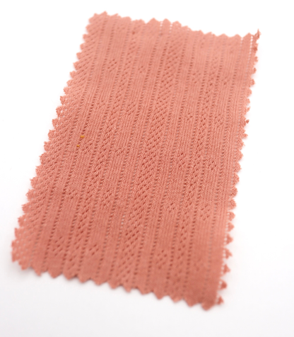 【25SS-411】ストライプ針抜きフライスニット　/0.5ｙあたり=～925円