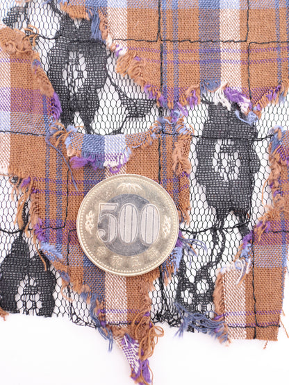 500円玉との比較で見るチェックの柄サイズとダメージの度合い