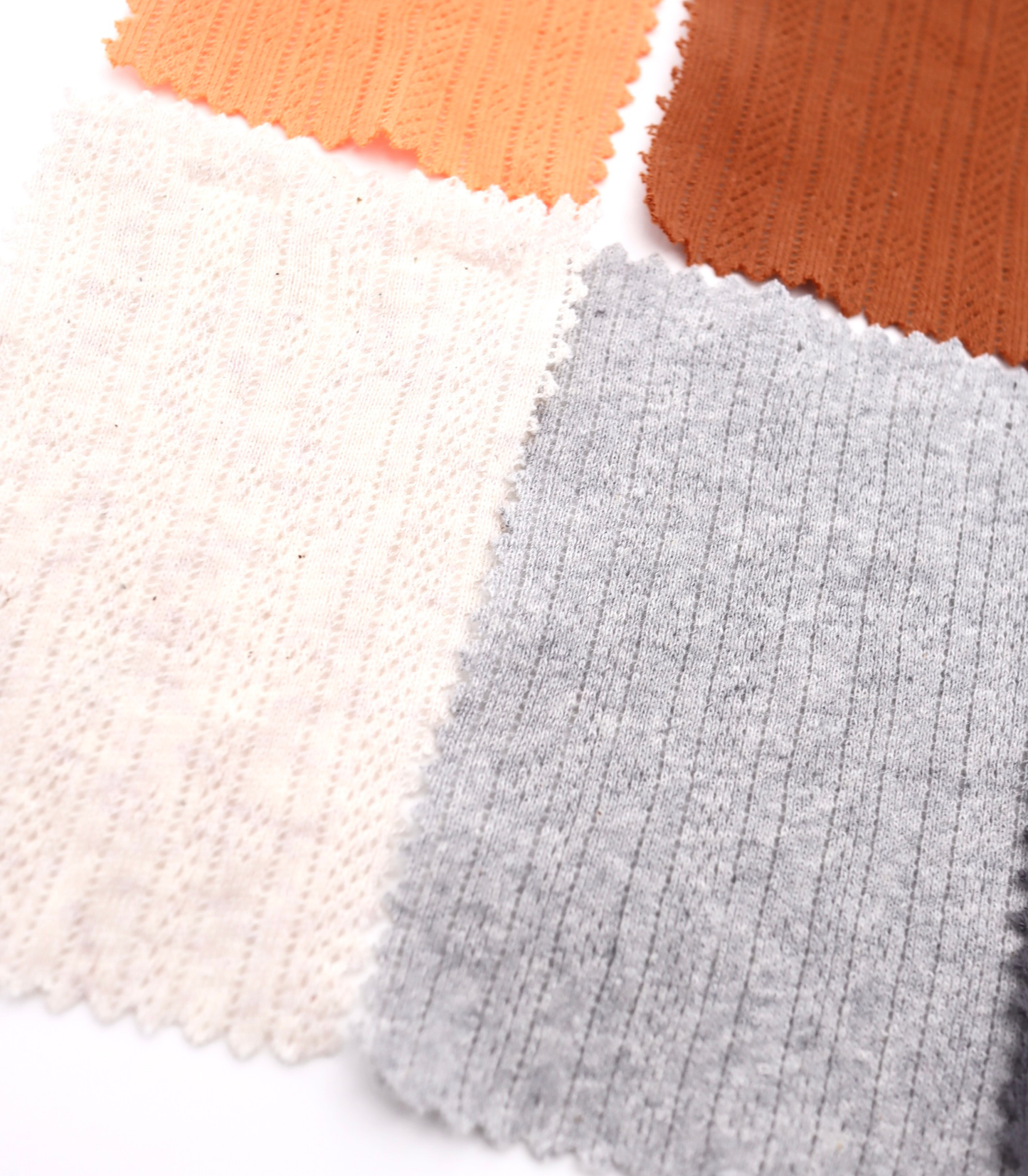 【25SS-411】ストライプ針抜きフライスニット　/0.5ｙあたり=～925円