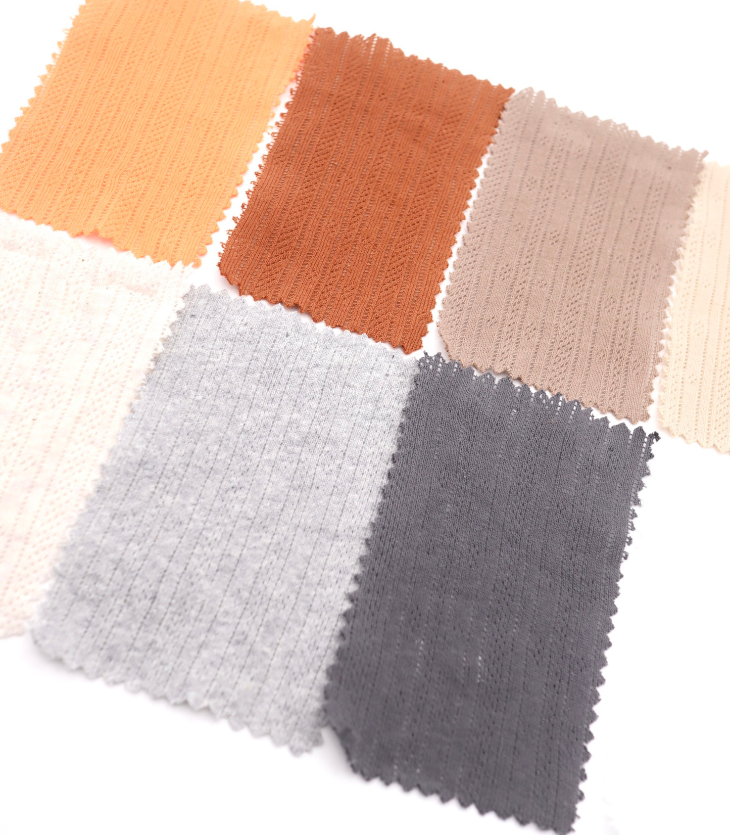 【25SS-411】ストライプ針抜きフライスニット　/0.5ｙあたり=～925円