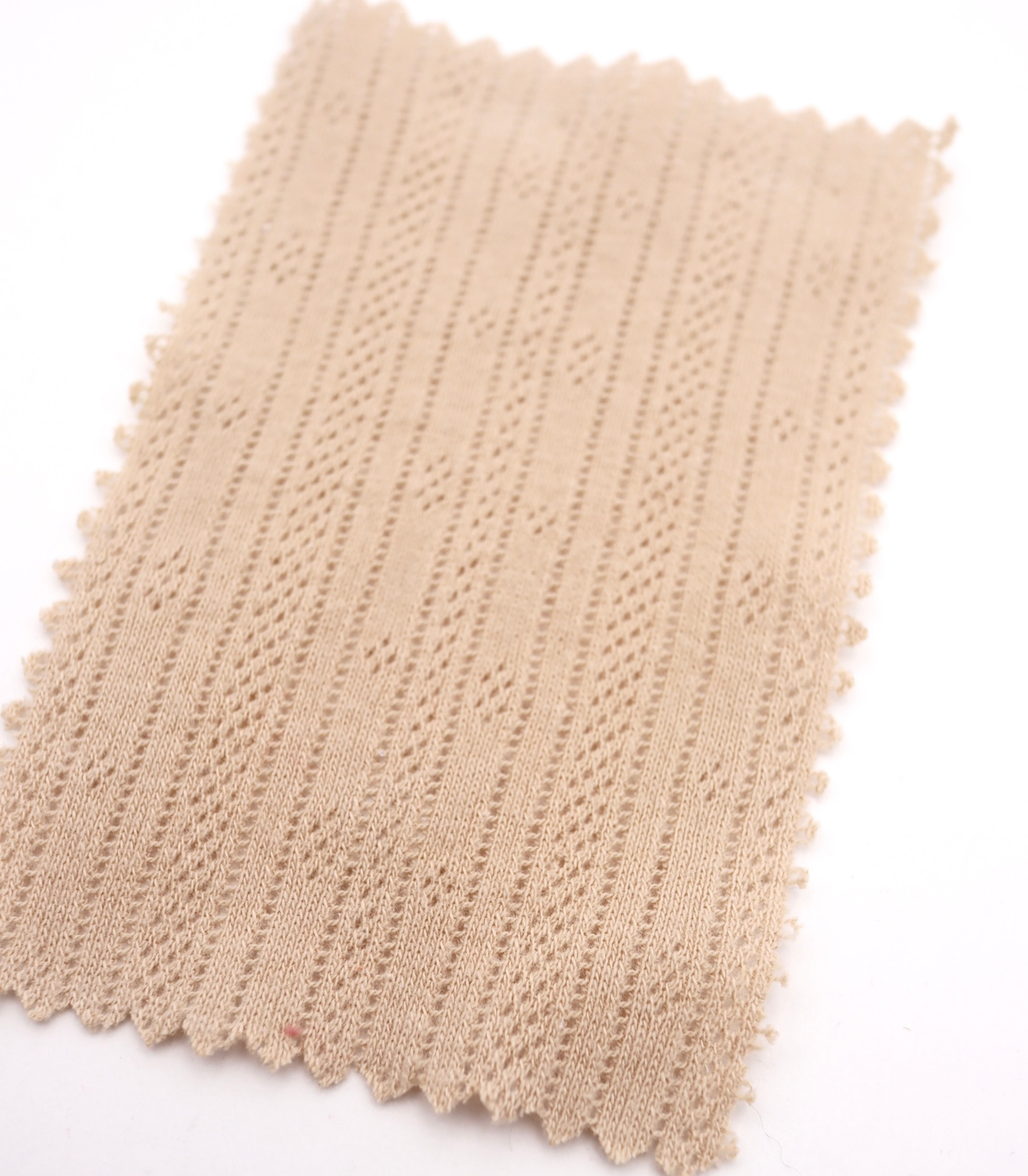 【25SS-411】ストライプ針抜きフライスニット　/0.5ｙあたり=～925円