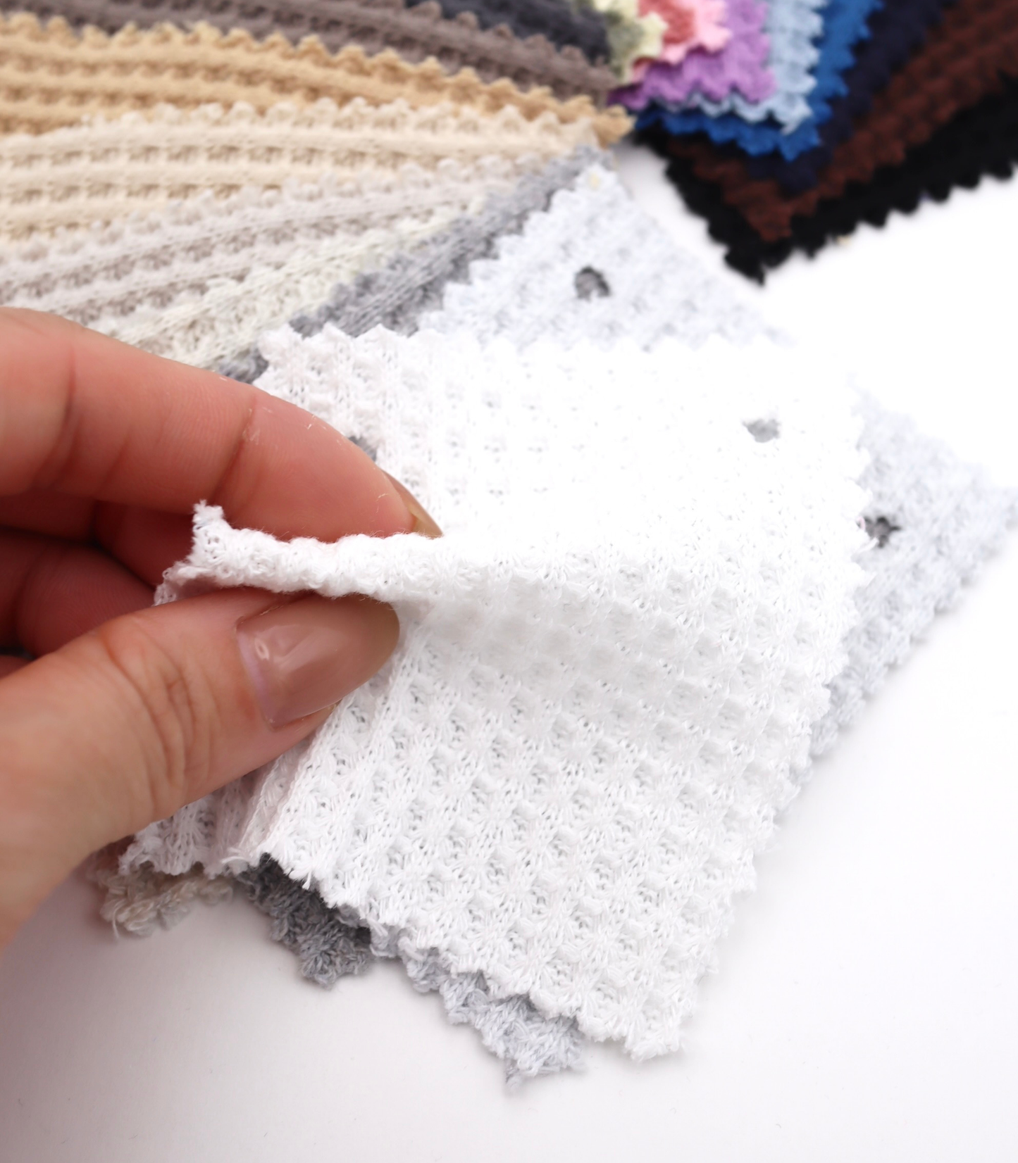 【25SS-448】ざっくり大きめワッフルニット　/0.5ｙあたり=～1170円