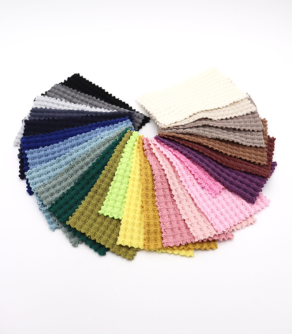 【25SS-398】ごろごろ鬼ワッフルニット　/0.5ｙあたり=～1020円