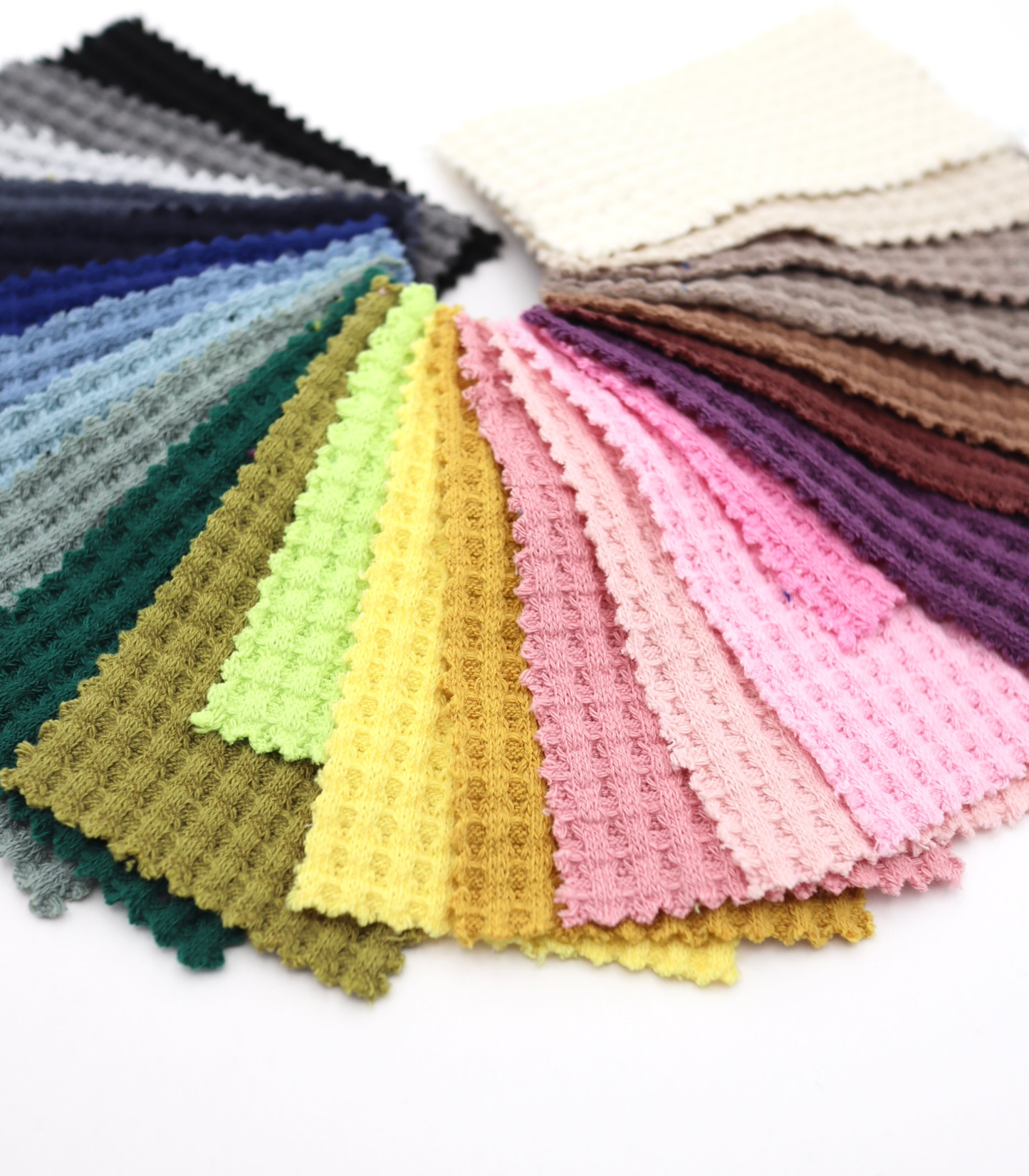 【25SS-398】ごろごろ鬼ワッフルニット　/0.5ｙあたり=～1020円