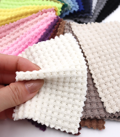 【25SS-398】ごろごろ鬼ワッフルニット　/0.5ｙあたり=～1020円