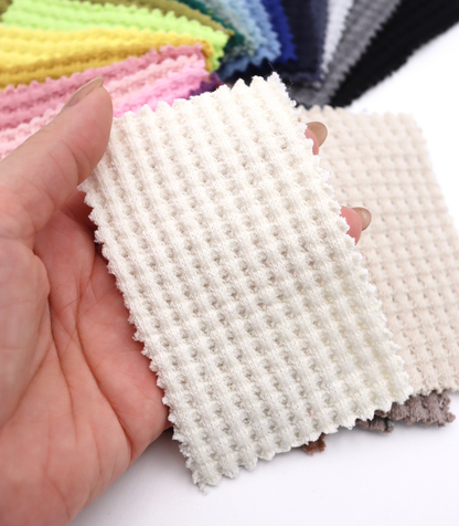 【25SS-398】ごろごろ鬼ワッフルニット　/0.5ｙあたり=～1020円