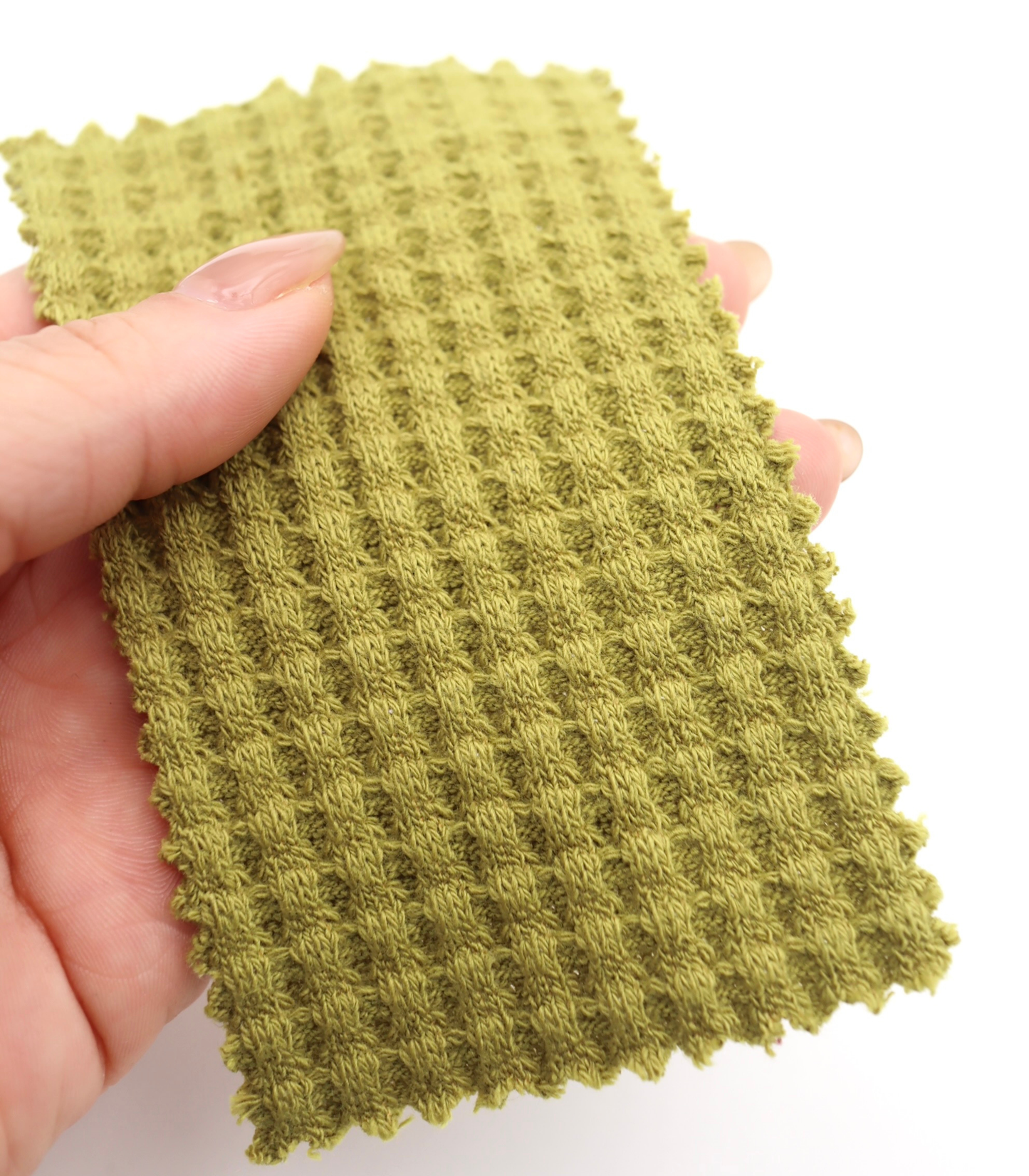 【25SS-398】ごろごろ鬼ワッフルニット　/0.5ｙあたり=～1020円