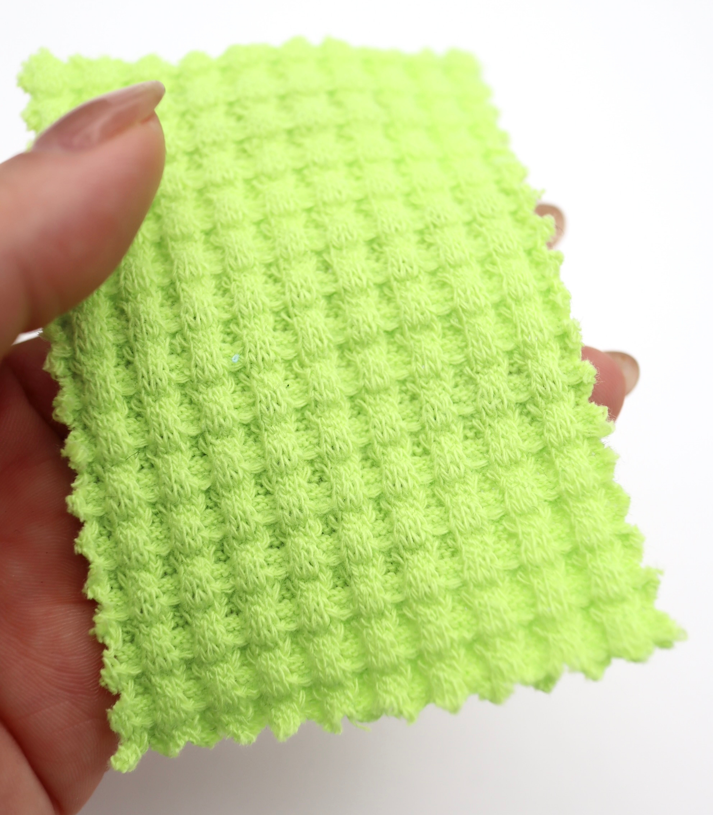 【25SS-398】ごろごろ鬼ワッフルニット　/0.5ｙあたり=～1020円