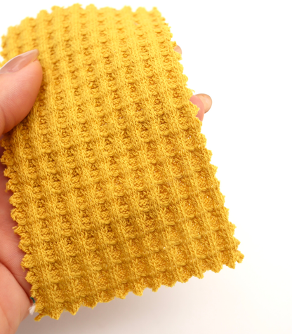 【25SS-398】ごろごろ鬼ワッフルニット　/0.5ｙあたり=～1020円