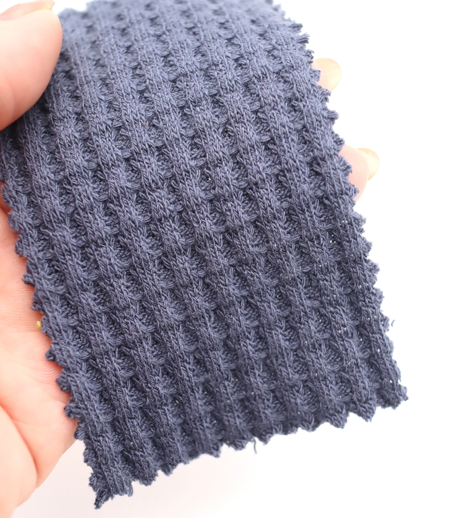 【25SS-398】ごろごろ鬼ワッフルニット　/0.5ｙあたり=～1020円