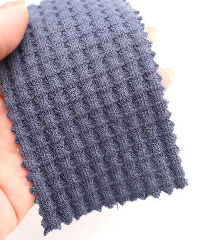 【25SS-398】ごろごろ鬼ワッフルニット　/0.5ｙあたり=～1020円