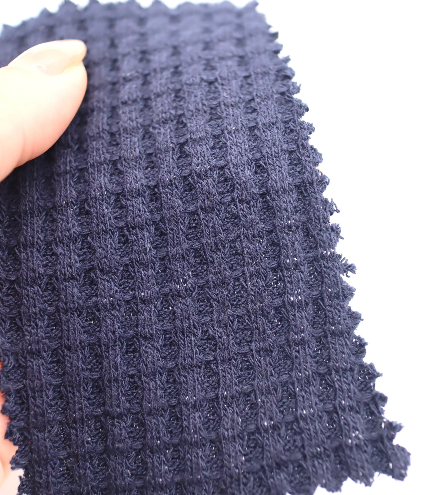 【25SS-398】ごろごろ鬼ワッフルニット　/0.5ｙあたり=～1020円