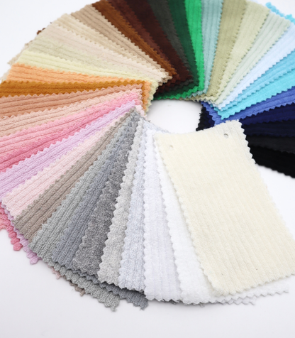 【25SS-417】パイルリブ風二重織りニット　/0.5ｙあたり=～920円
