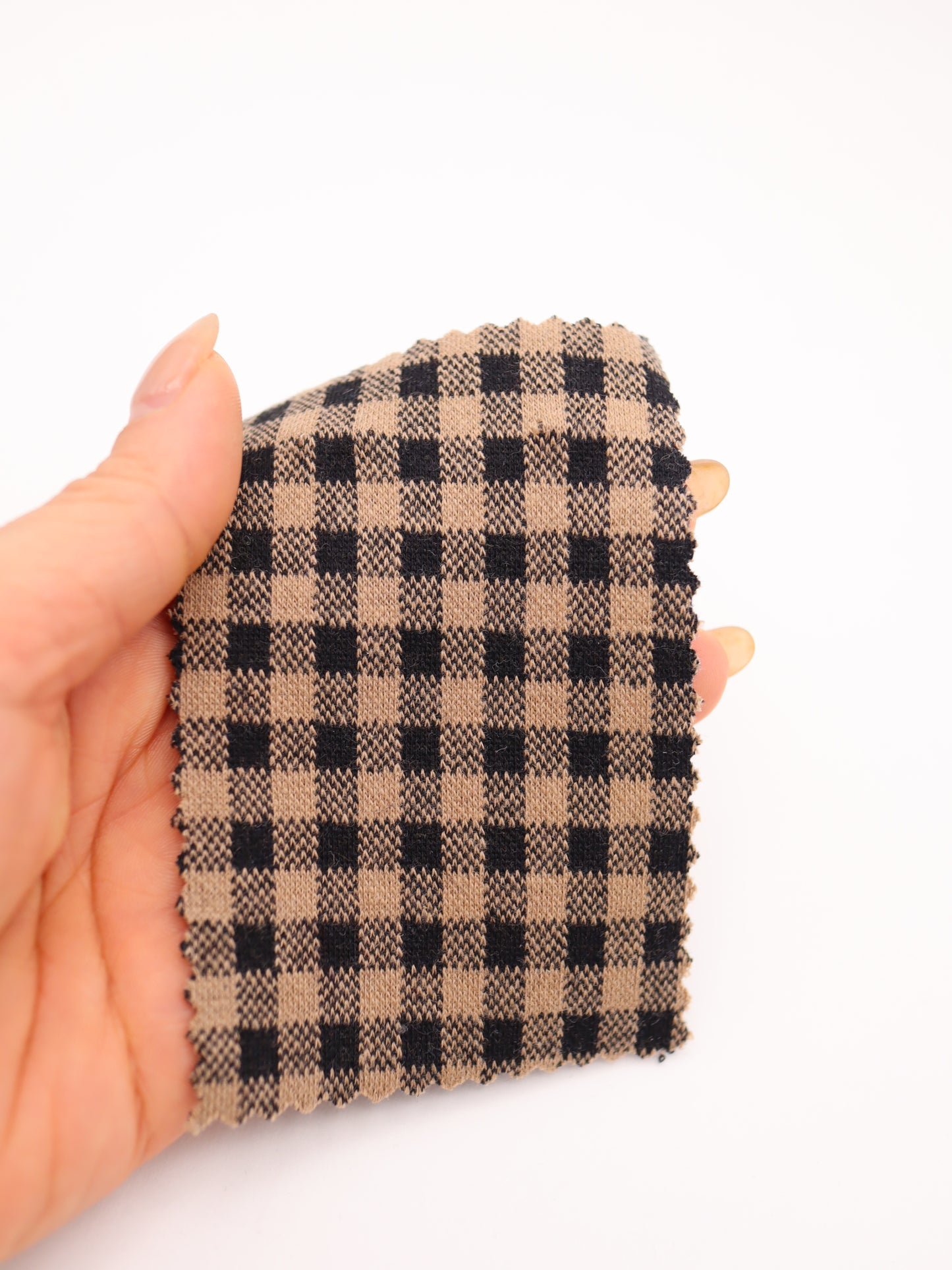 　【生地 布】ギンガムチェック柄 綿混ジャガード（ドッグウェア セットアップ向き）20色展開　26SS-149