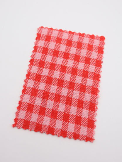 　【生地 布】ギンガムチェック柄 綿混ジャガード（ドッグウェア セットアップ向き）20色展開　26SS-149