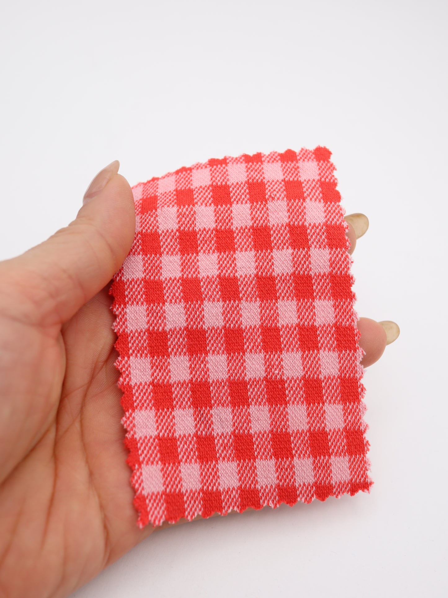 　【生地 布】ギンガムチェック柄 綿混ジャガード（ドッグウェア セットアップ向き）20色展開　26SS-149