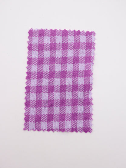 　【生地 布】ギンガムチェック柄 綿混ジャガード（ドッグウェア セットアップ向き）20色展開　26SS-149