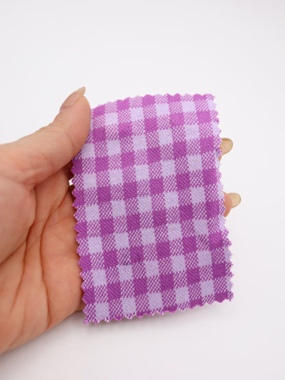 　【生地 布】ギンガムチェック柄 綿混ジャガード（ドッグウェア セットアップ向き）20色展開　26SS-149