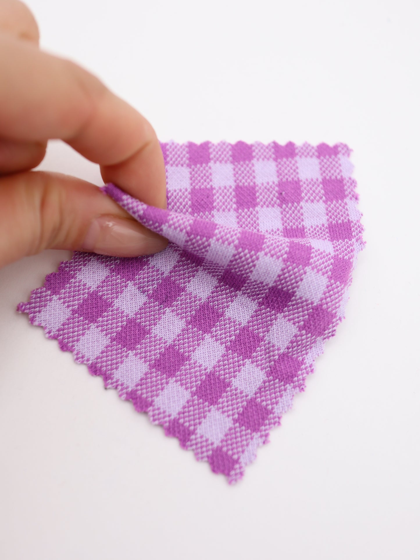 　【生地 布】ギンガムチェック柄 綿混ジャガード（ドッグウェア セットアップ向き）20色展開　26SS-149