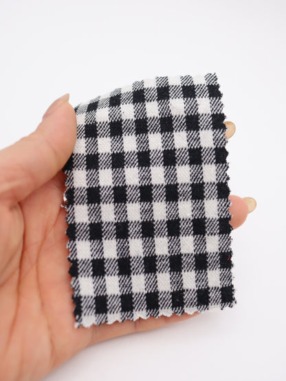 　【生地 布】ギンガムチェック柄 綿混ジャガード（ドッグウェア セットアップ向き）20色展開　26SS-149