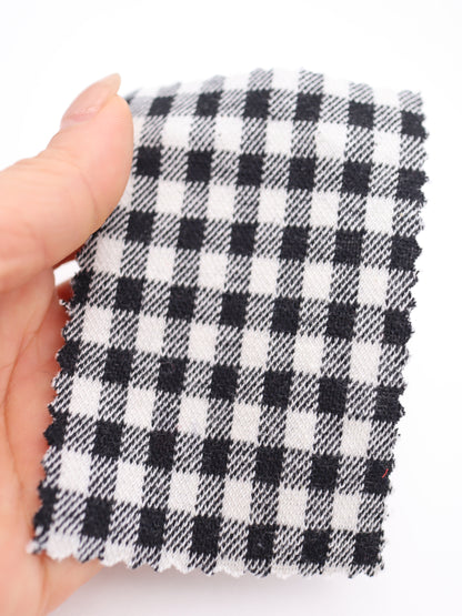 　【生地 布】ギンガムチェック柄 綿混ジャガード（ドッグウェア セットアップ向き）20色展開　26SS-149
