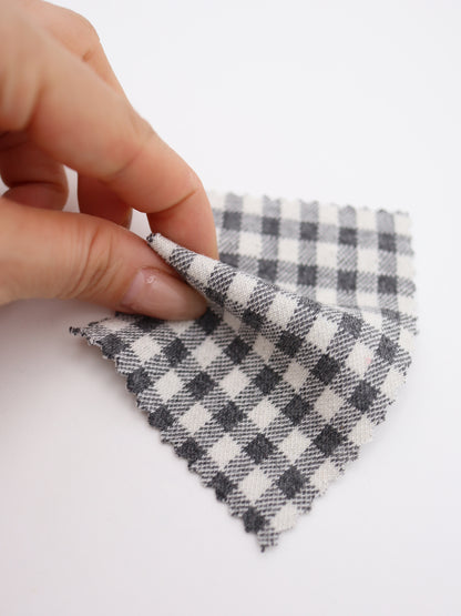 　【生地 布】ギンガムチェック柄 綿混ジャガード（ドッグウェア セットアップ向き）20色展開　26SS-149