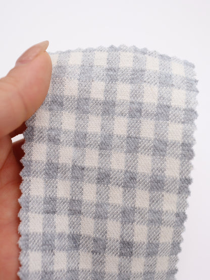 　【生地 布】ギンガムチェック柄 綿混ジャガード（ドッグウェア セットアップ向き）20色展開　26SS-149