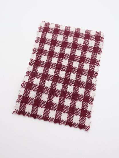 　【生地 布】ギンガムチェック柄 綿混ジャガード（ドッグウェア セットアップ向き）20色展開　26SS-149