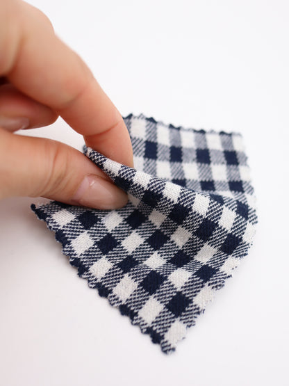 　【生地 布】ギンガムチェック柄 綿混ジャガード（ドッグウェア セットアップ向き）20色展開　26SS-149