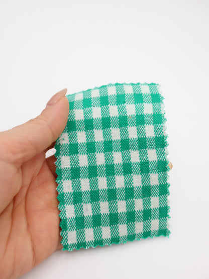 　【生地 布】ギンガムチェック柄 綿混ジャガード（ドッグウェア セットアップ向き）20色展開　26SS-149