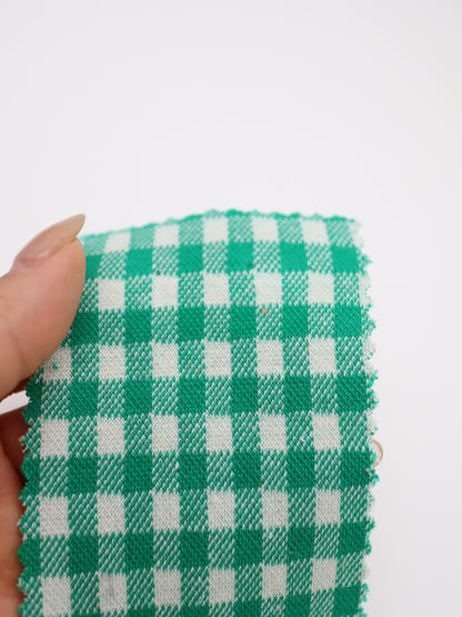 　【生地 布】ギンガムチェック柄 綿混ジャガード（ドッグウェア セットアップ向き）20色展開　26SS-149