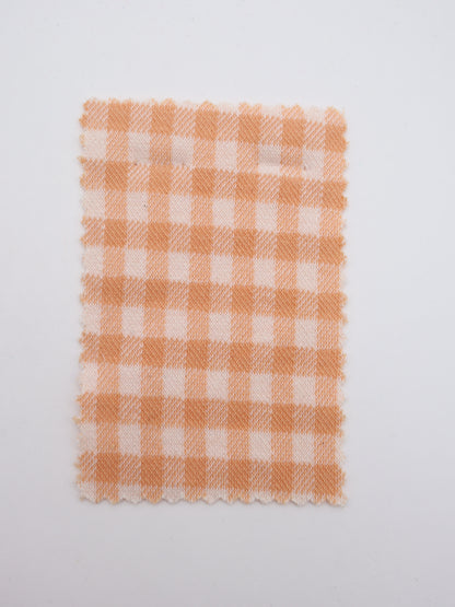 　【生地 布】ギンガムチェック柄 綿混ジャガード（ドッグウェア セットアップ向き）20色展開　26SS-149