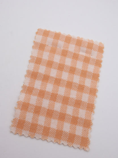 　【生地 布】ギンガムチェック柄 綿混ジャガード（ドッグウェア セットアップ向き）20色展開　26SS-149