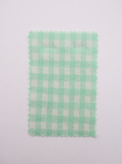 　【生地 布】ギンガムチェック柄 綿混ジャガード（ドッグウェア セットアップ向き）20色展開　26SS-149