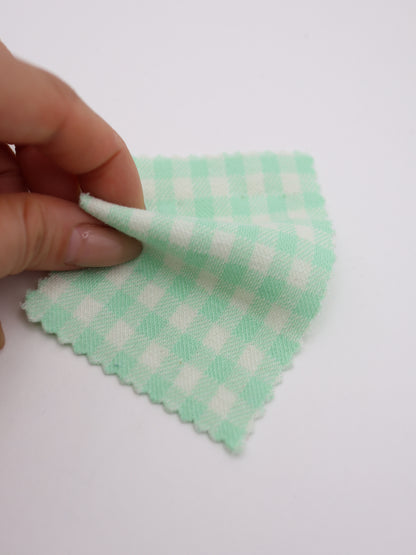 　【生地 布】ギンガムチェック柄 綿混ジャガード（ドッグウェア セットアップ向き）20色展開　26SS-149