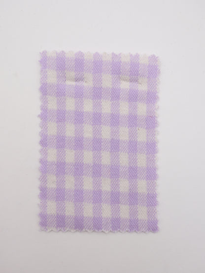 　【生地 布】ギンガムチェック柄 綿混ジャガード（ドッグウェア セットアップ向き）20色展開　26SS-149