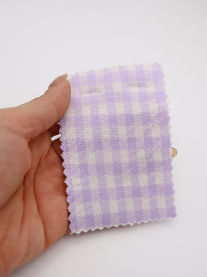 　【生地 布】ギンガムチェック柄 綿混ジャガード（ドッグウェア セットアップ向き）20色展開　26SS-149