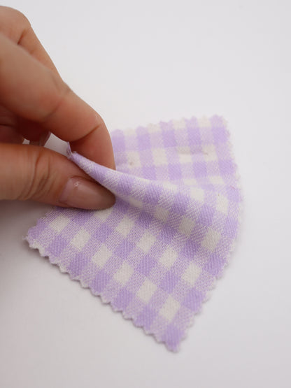 　【生地 布】ギンガムチェック柄 綿混ジャガード（ドッグウェア セットアップ向き）20色展開　26SS-149