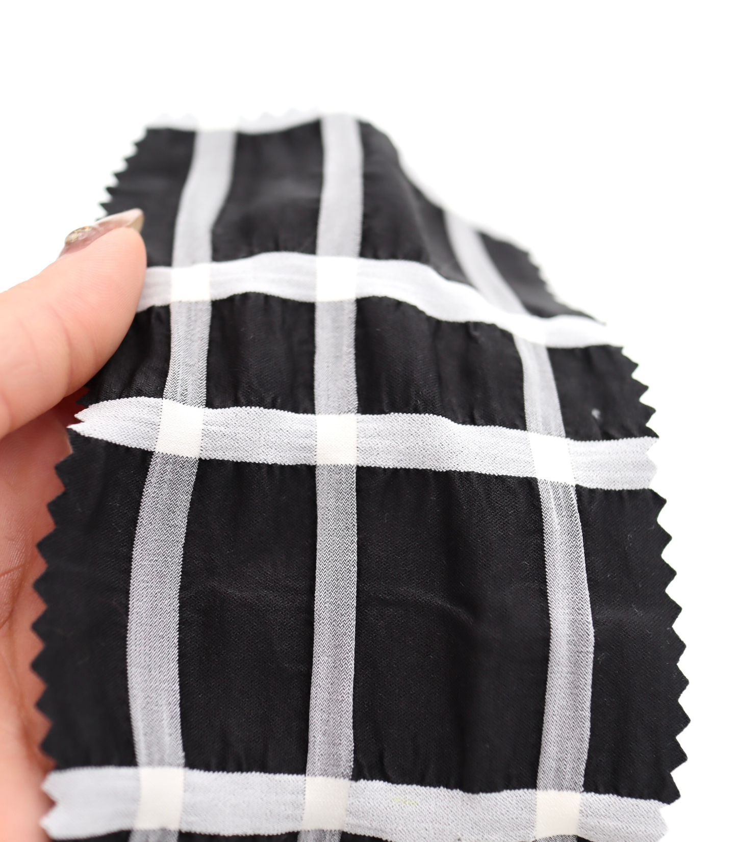 【25SS-313】ぼこぼこエンボス先染めチェックサッカー　/0.5ｙあたり=～ 755円