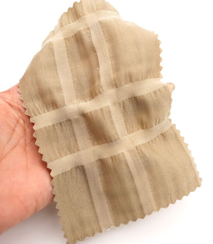 【25SS-313】ぼこぼこエンボス先染めチェックサッカー　/0.5ｙあたり=～ 755円