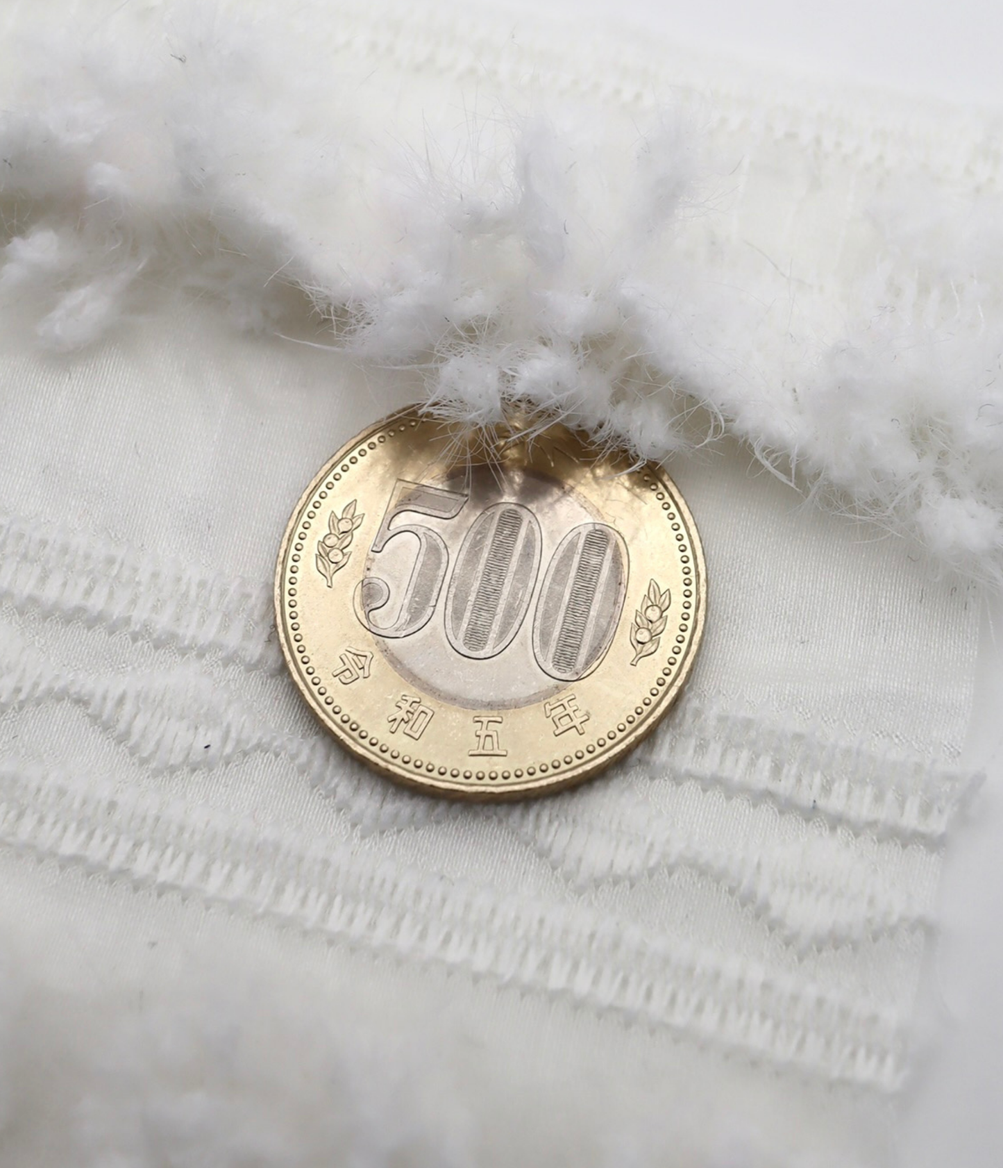 【25SS-138】起毛ボーダー刺繍シアータフタ　/0.5ｙあたり = ～1600円