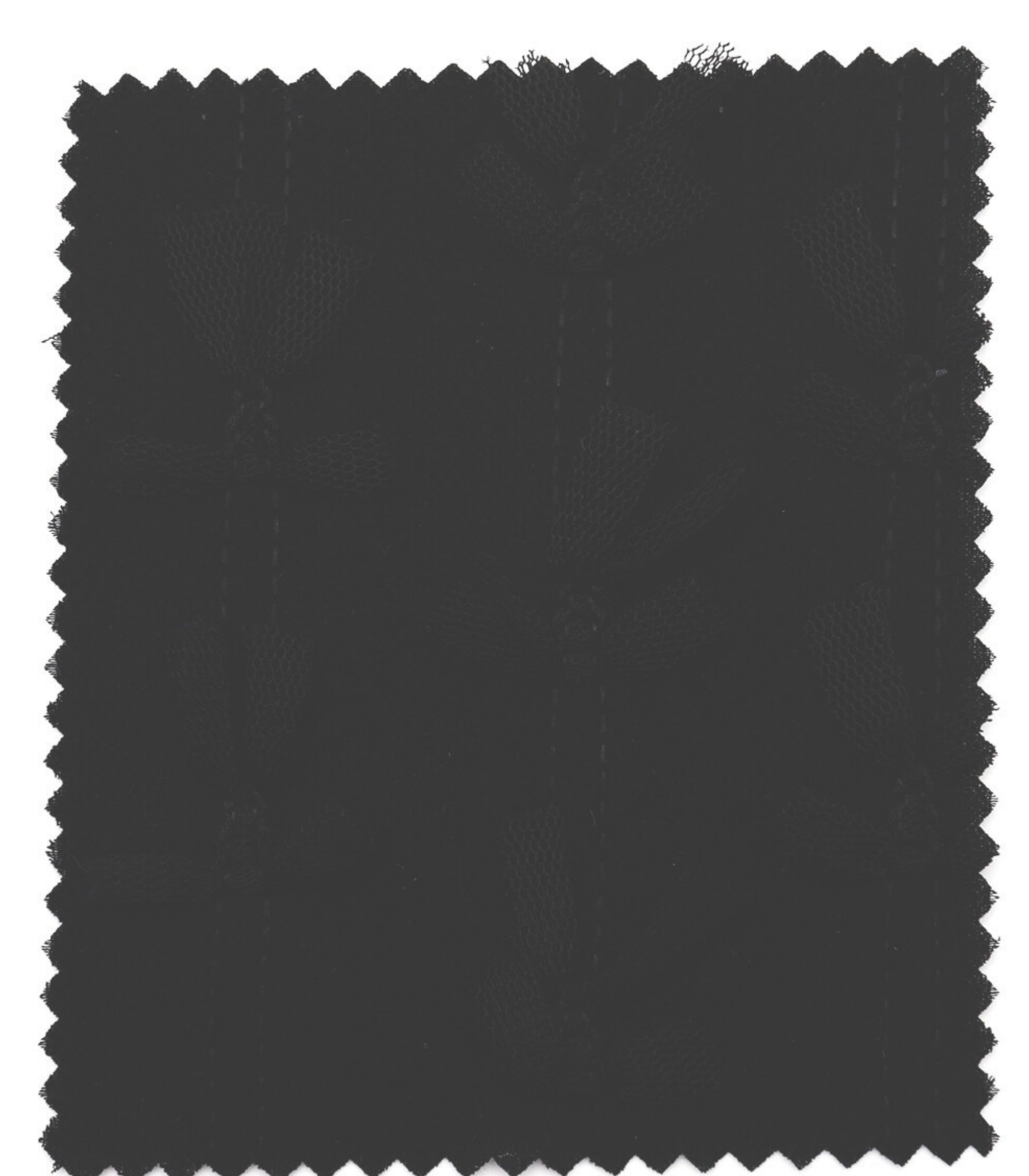 【25SS-144】チュールリボン付きストライプステッチシフォンジョーゼット　/0.5ｙあたり = ～1000円